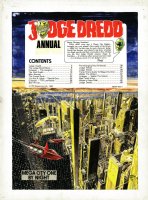 JUDGE DREDD annual 1981 Inside front cover - RON SMITH art Comic Art